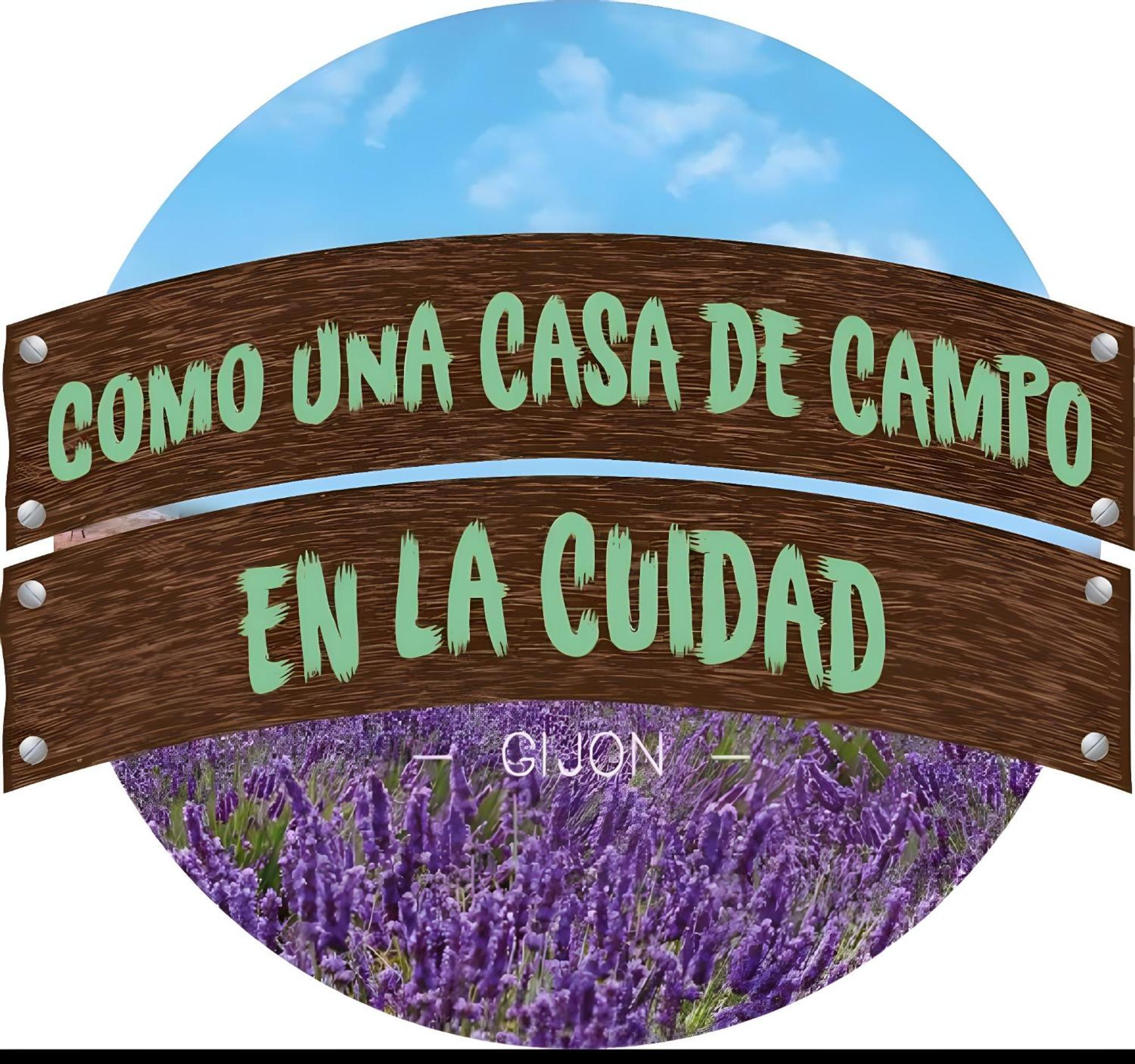 Como Una Casa De Campo En La Ciudad, Con Patio -Parking Gratis 기욘 외부 사진